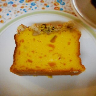 カボチャのクランブルチーズケーキ